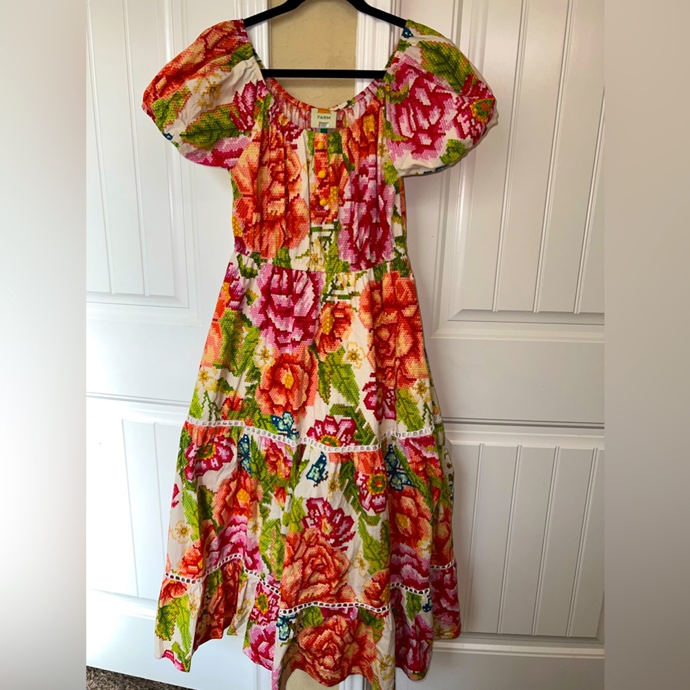 FARM Rio Floral Printed Dress